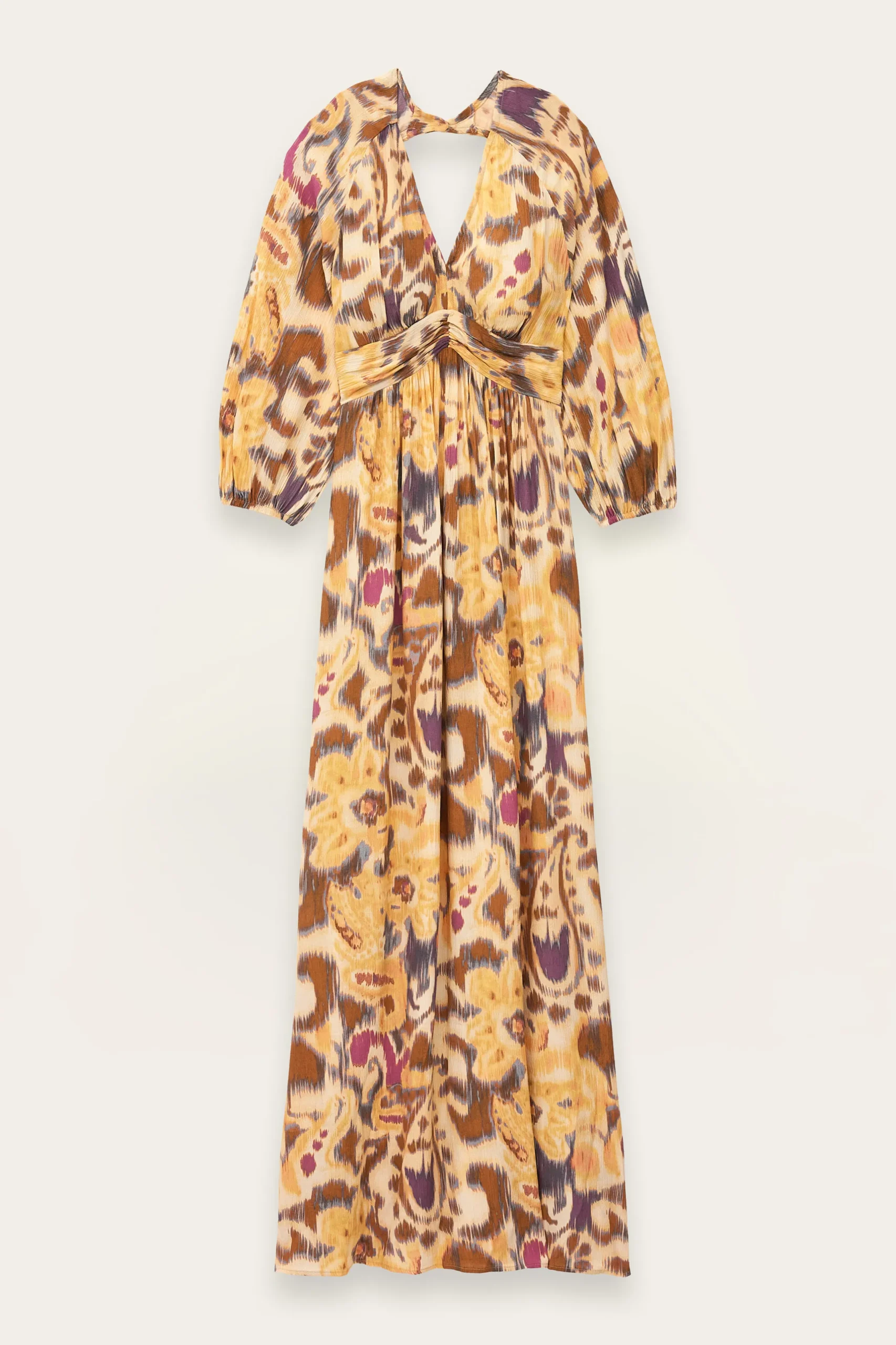 MOLINA open-back maxi dress