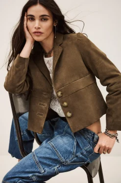 MORFEO suede leather jacket
