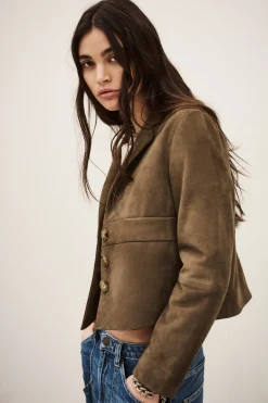 MORFEO suede leather jacket