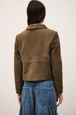 MORFEO suede leather jacket