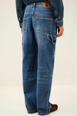 MOYCE textured cargo jeans
