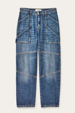 MOYCE textured cargo jeans