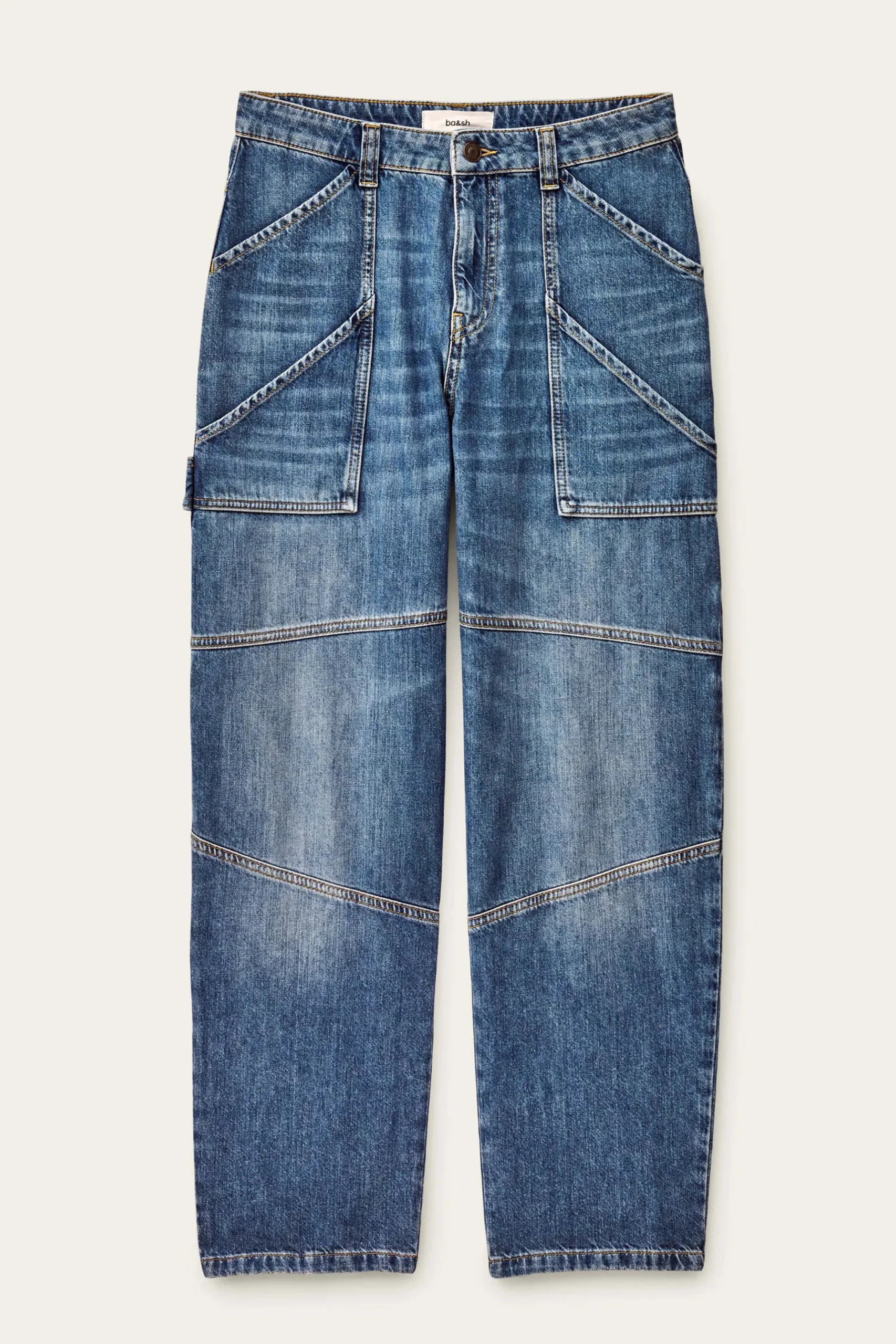 MOYCE textured cargo jeans