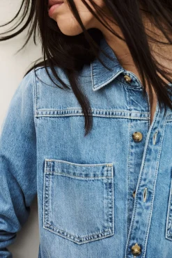 MYRELLA denim cargo jumpsuit