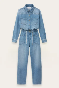 MYRELLA denim cargo jumpsuit