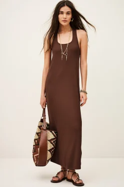 NAORA jersey maxi dress