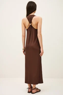 NAORA jersey maxi dress