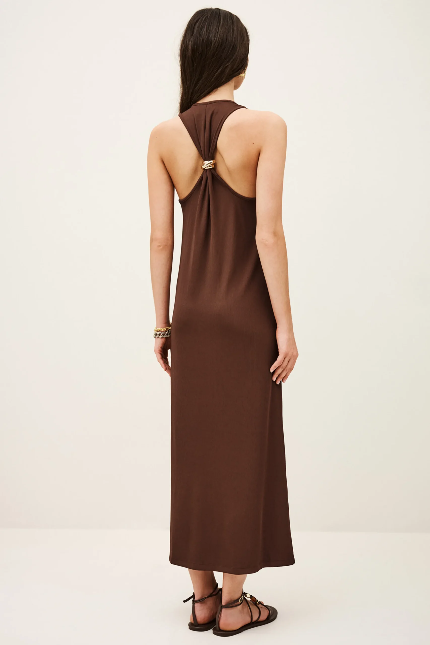 NAORA jersey maxi dress