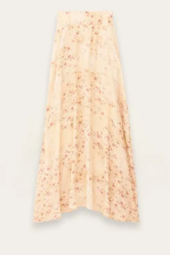 NATTALINA patterned maxi skirt