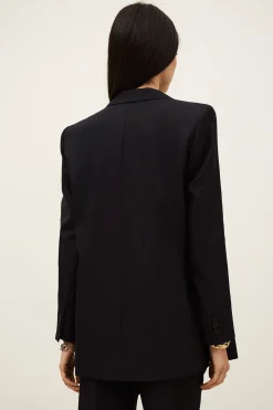 NISHA straight-fit tailored blazer