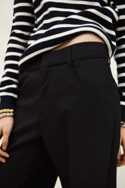 NIVES bootcut wool pants