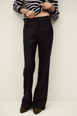 NIVES bootcut wool pants