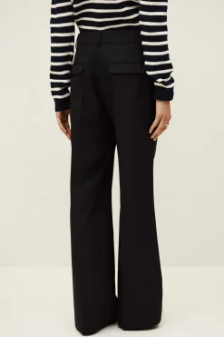 NIVES bootcut wool pants