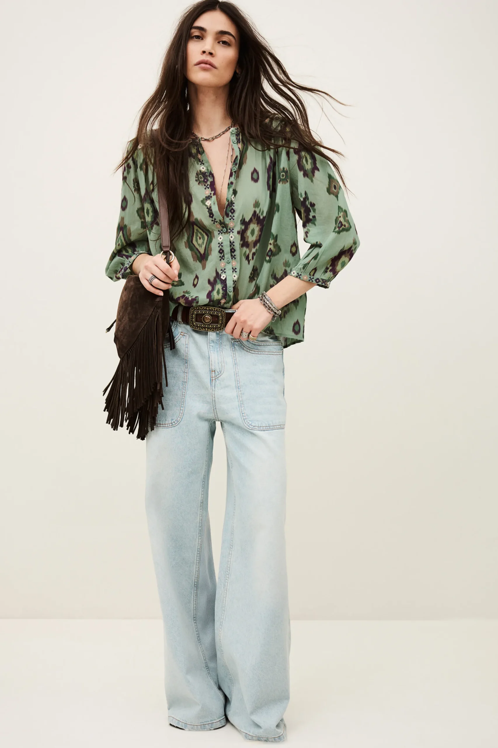 ODELIE patterned shirt