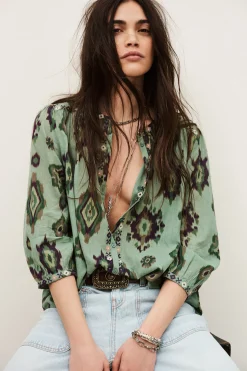 ODELIE patterned shirt