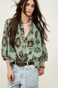 ODELIE patterned shirt