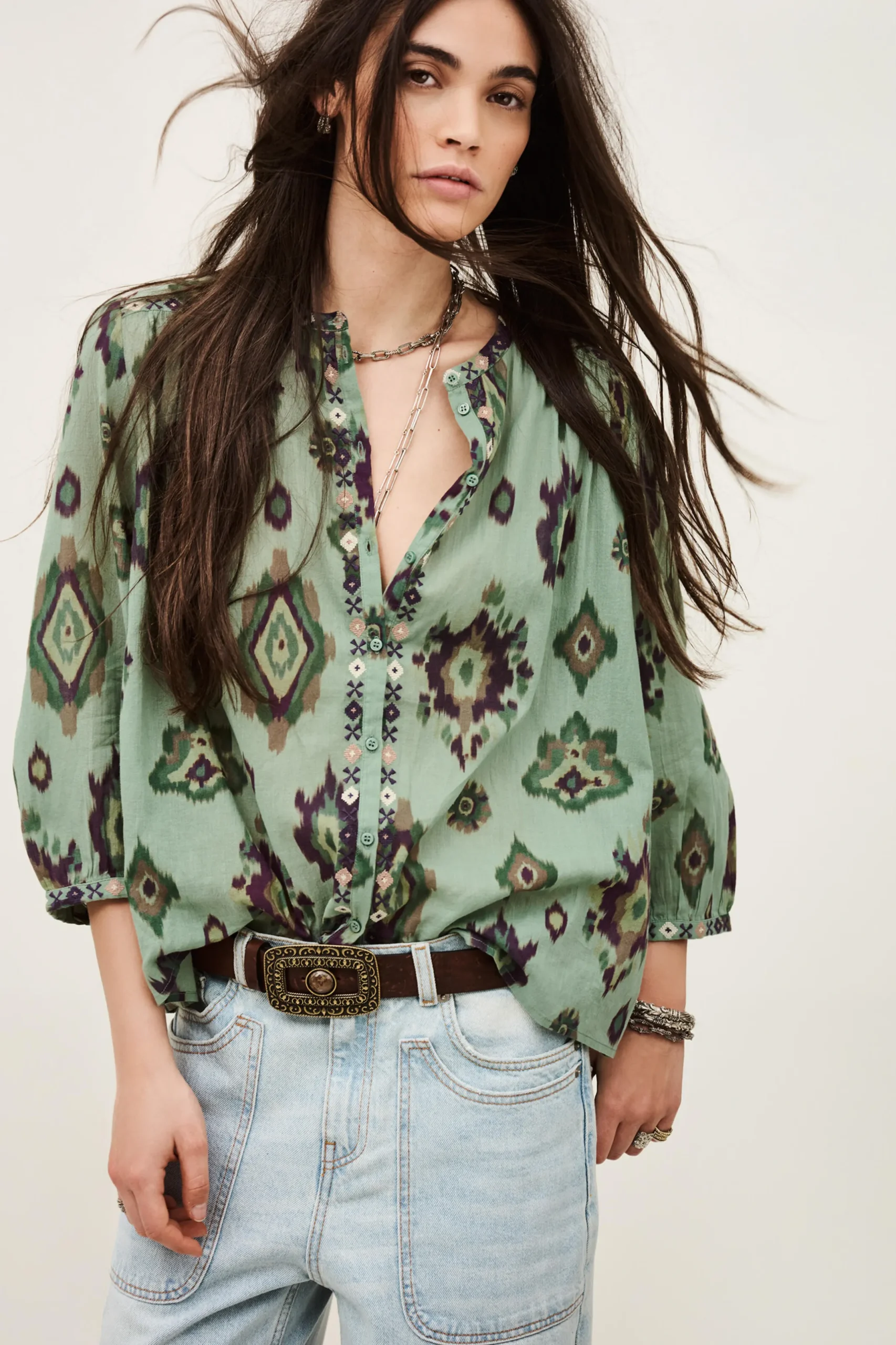 ODELIE patterned shirt
