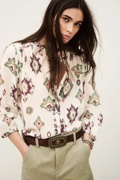 ODELIE patterned shirt