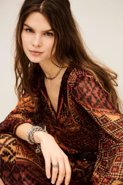 ORIA loose-fit midi dress