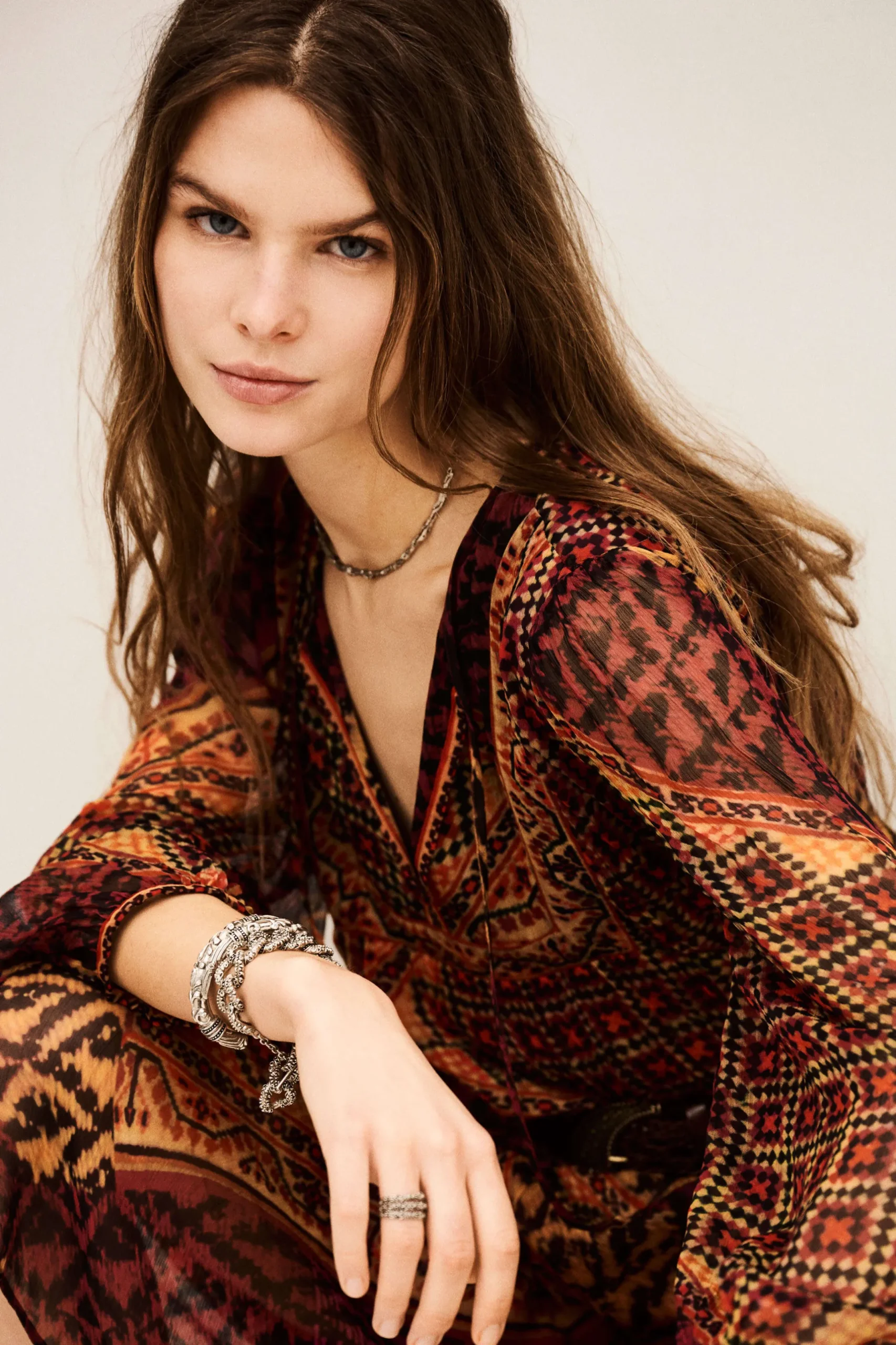 ORIA loose-fit midi dress