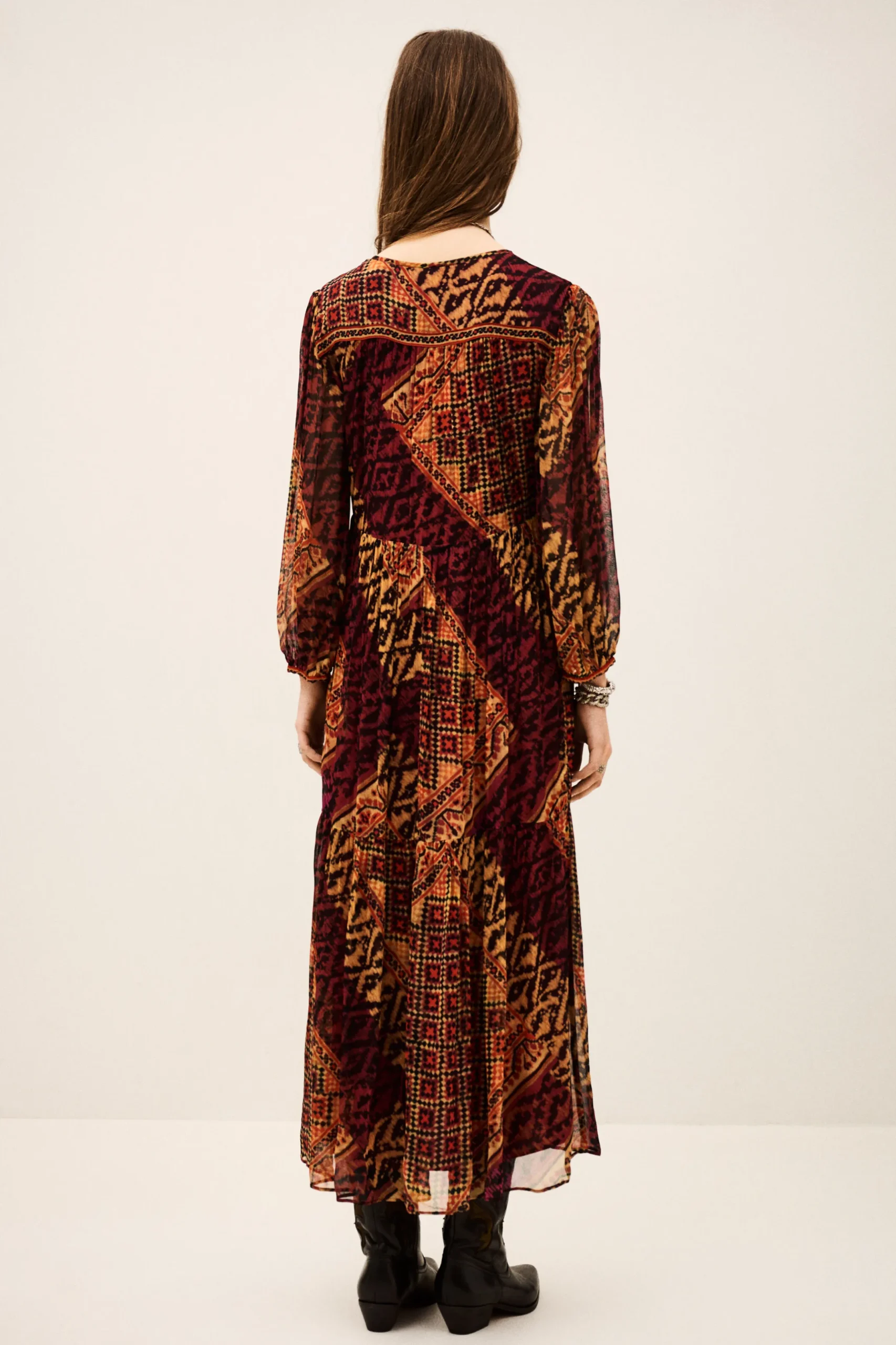 ORIA loose-fit midi dress