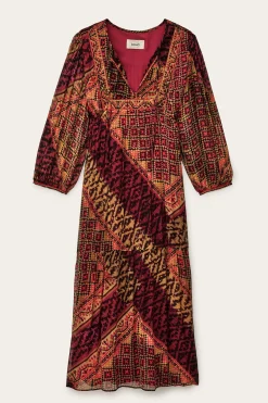 ORIA loose-fit midi dress