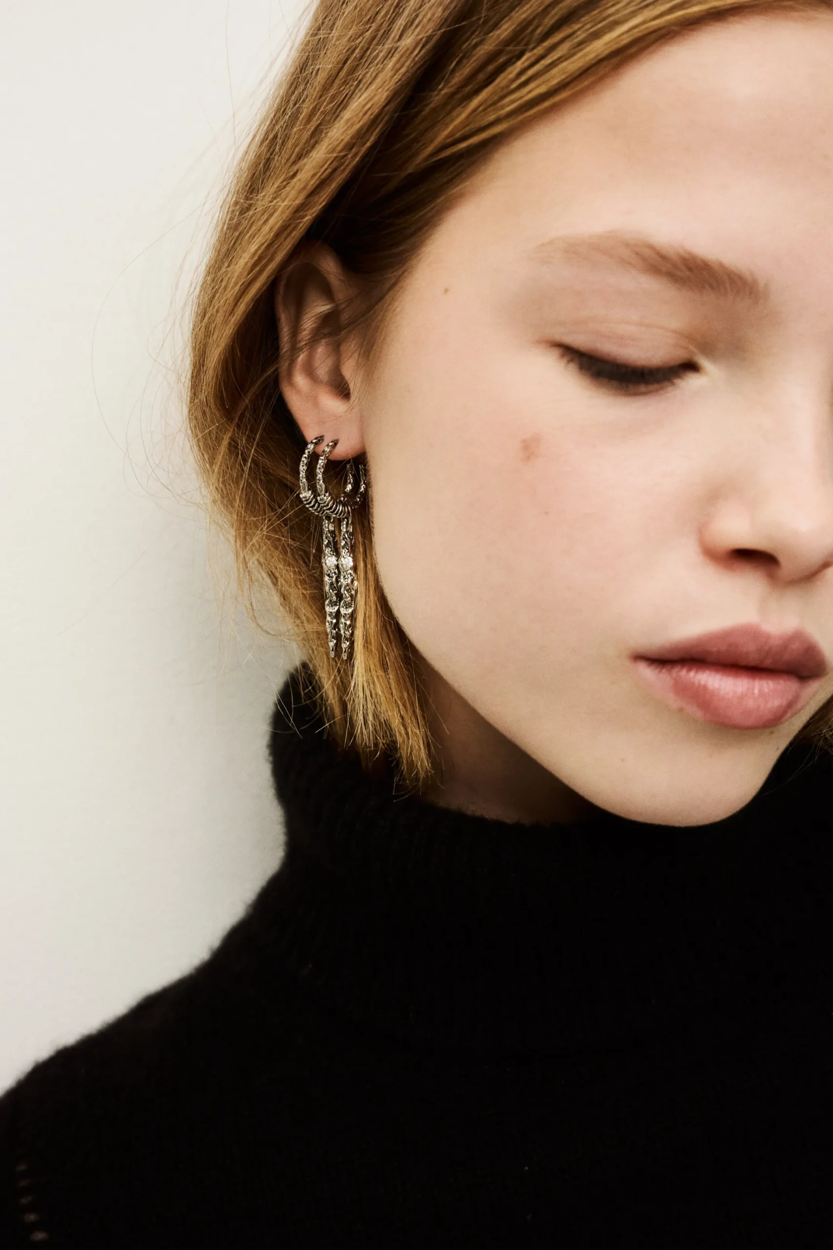 OUDI zircon earring