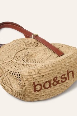 PALMA raffia straw bag