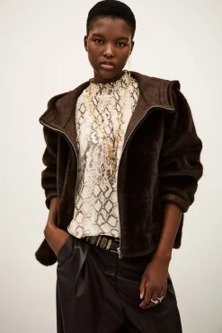 PANDY faux fur coat