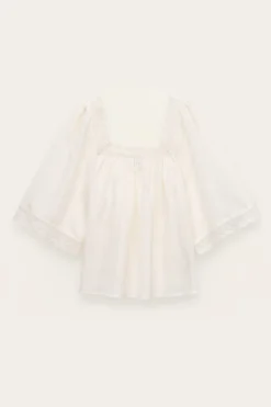 PARLY embroidered lace top