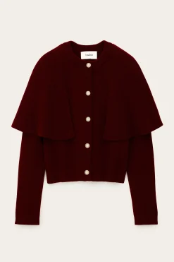 PEGG cropped knit cardigan
