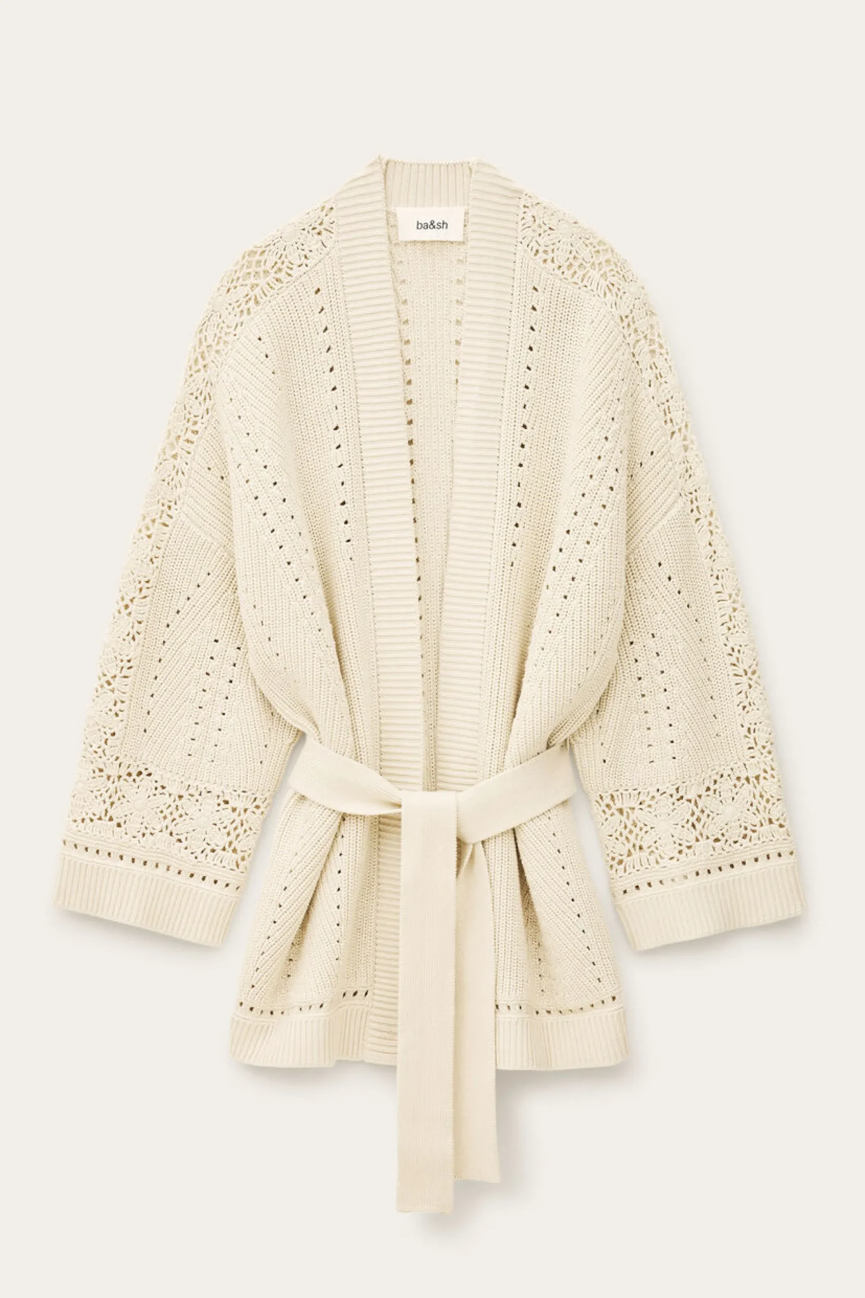 PERINE long knit cardigan