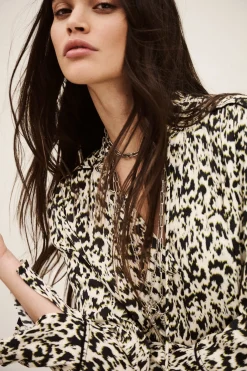 PERLA patterned mini dress