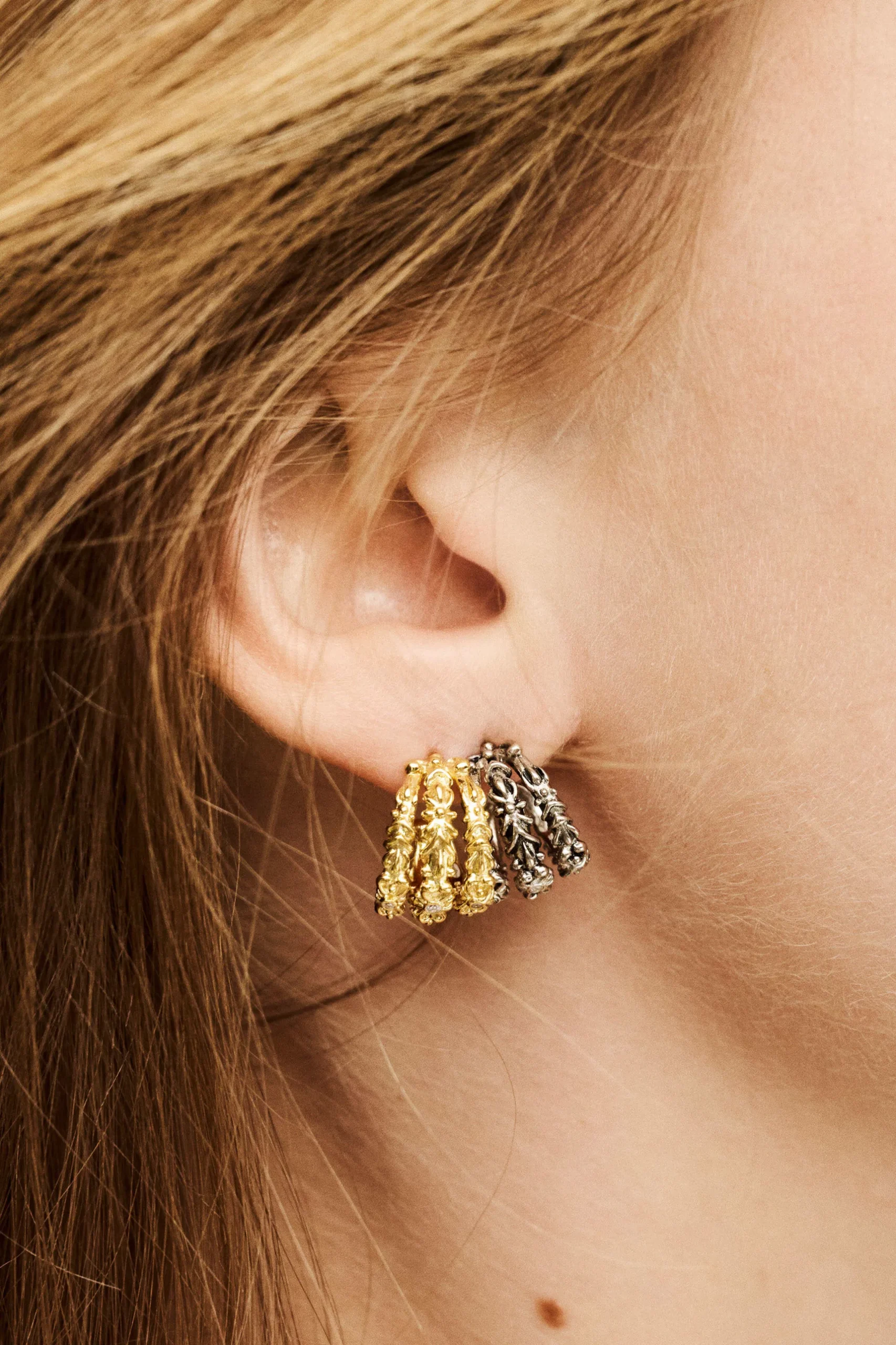 PERRINE zircon earrings