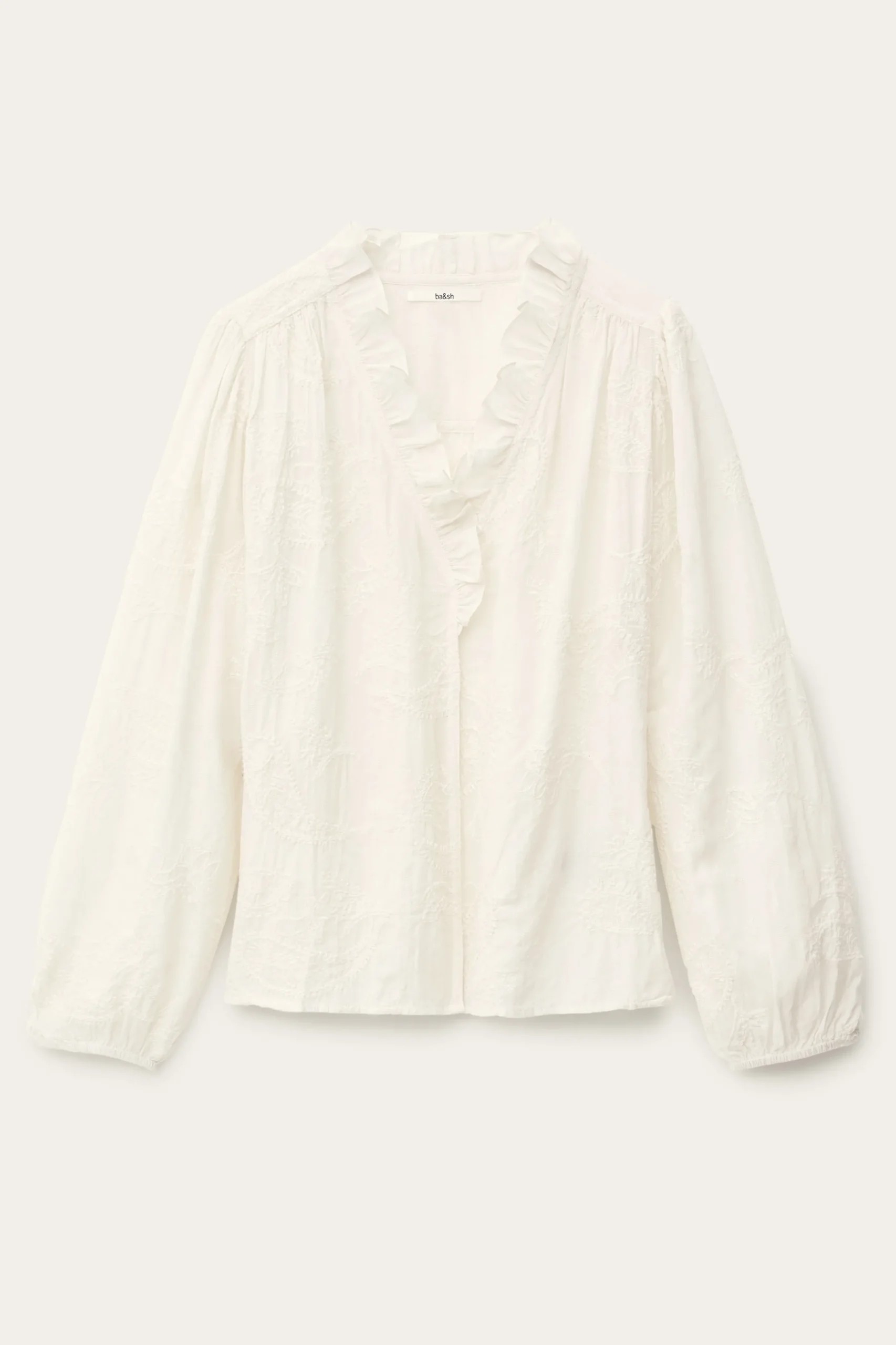 PETTY loose-fit Jacquard blouse