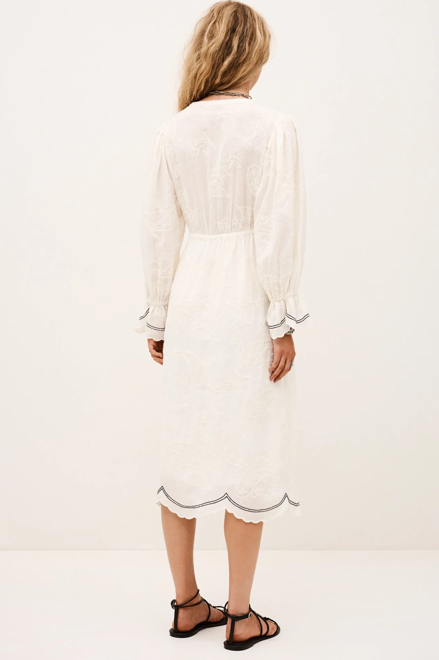 PRISCO Jacquard midi dress