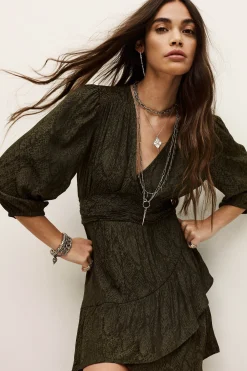 ROMEA patterned mini dress