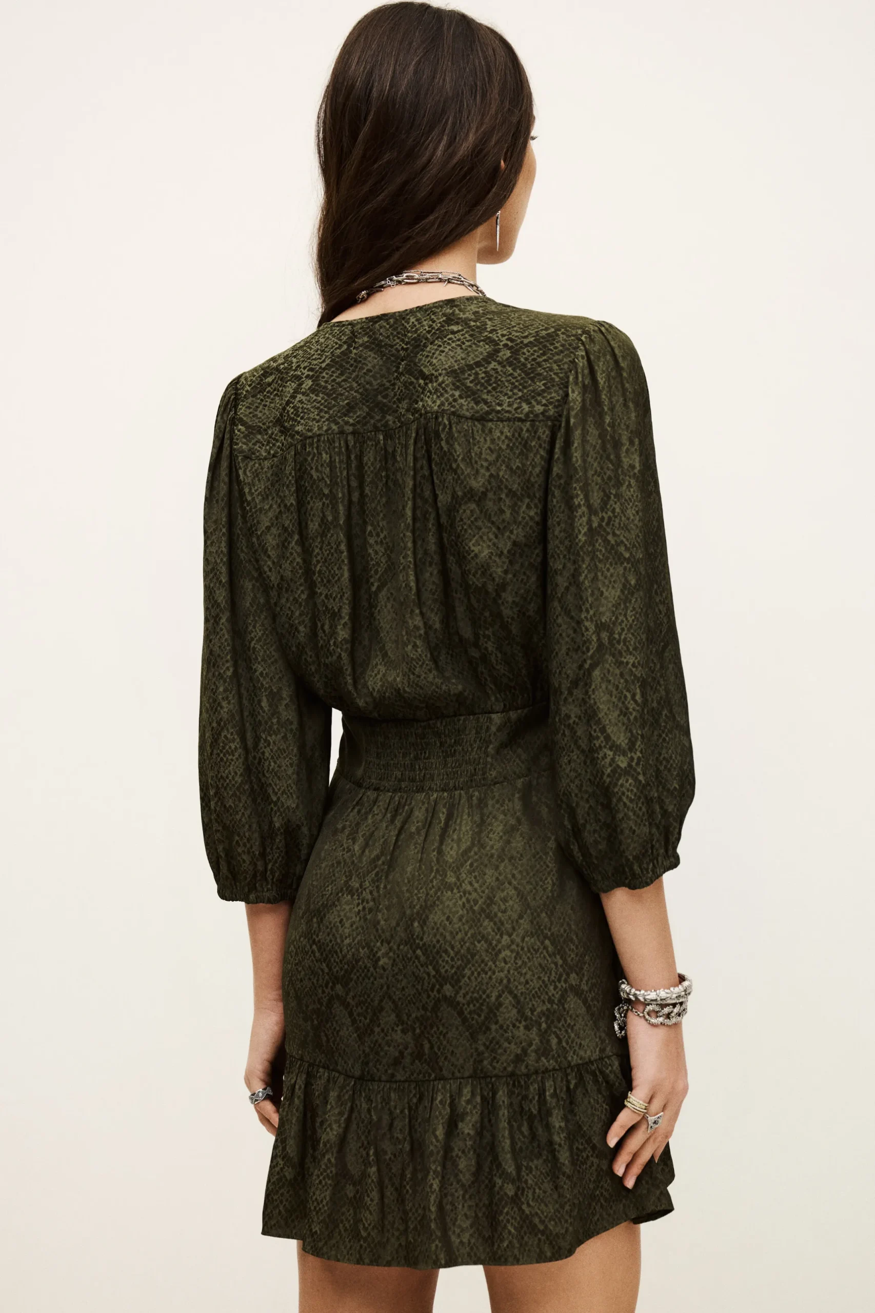 ROMEA patterned mini dress