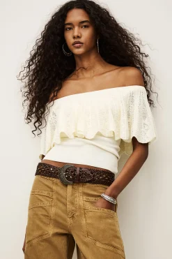 SALDA off-the-shoulder top