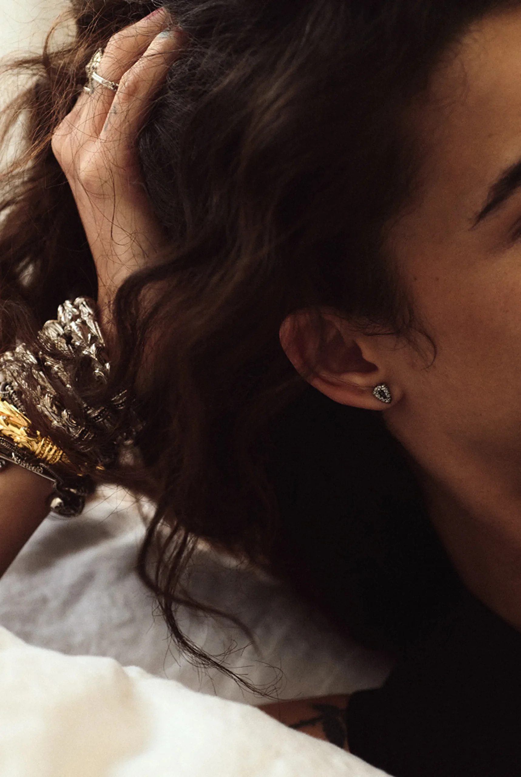 SANTANA silver earrings