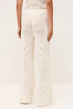 SANTY pointelle stitch pants