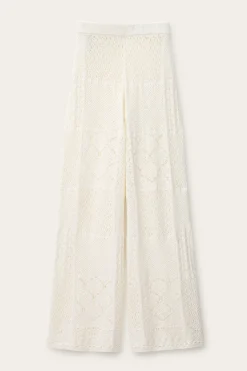 SANTY pointelle stitch pants