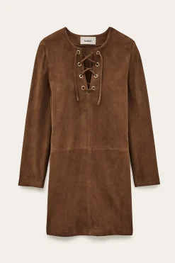 SEDA suede mini dress
