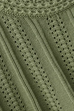 SERRES open-knit sleeveless top
