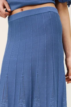 SERTA knit maxi skirt
