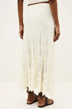 SERTA knit maxi skirt