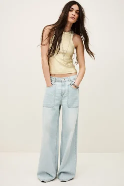 SHADEY ribbed lurex effect tank top