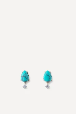 TEMPLE turquoise earrings