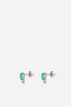 TEMPLE turquoise earrings