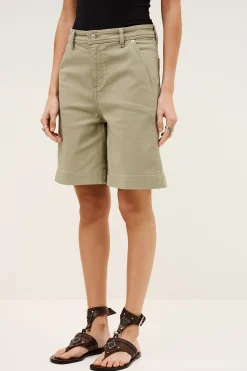 TODD loose-fitting cotton Bermuda shorts